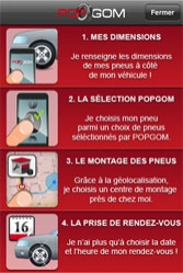 Popgom : achetez vos pneus de voiture directement sur l'iPhone Popgom : achetez vos pneus de voiture directement sur l'iPhone